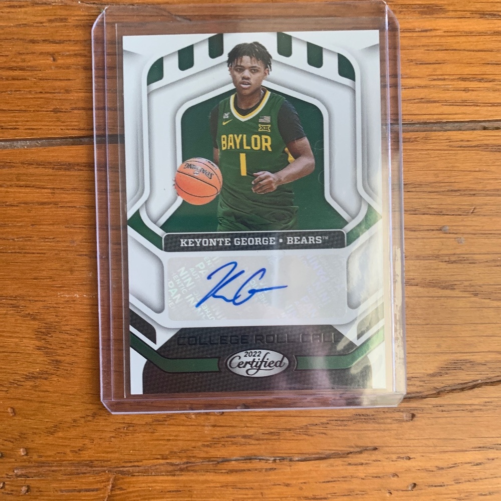 Keyonte George auto card
